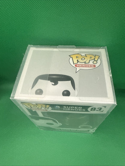 Funko Pop DC Super Heroes Blackest Night Superman 83 Gamestop With Protector - toyscardscomics