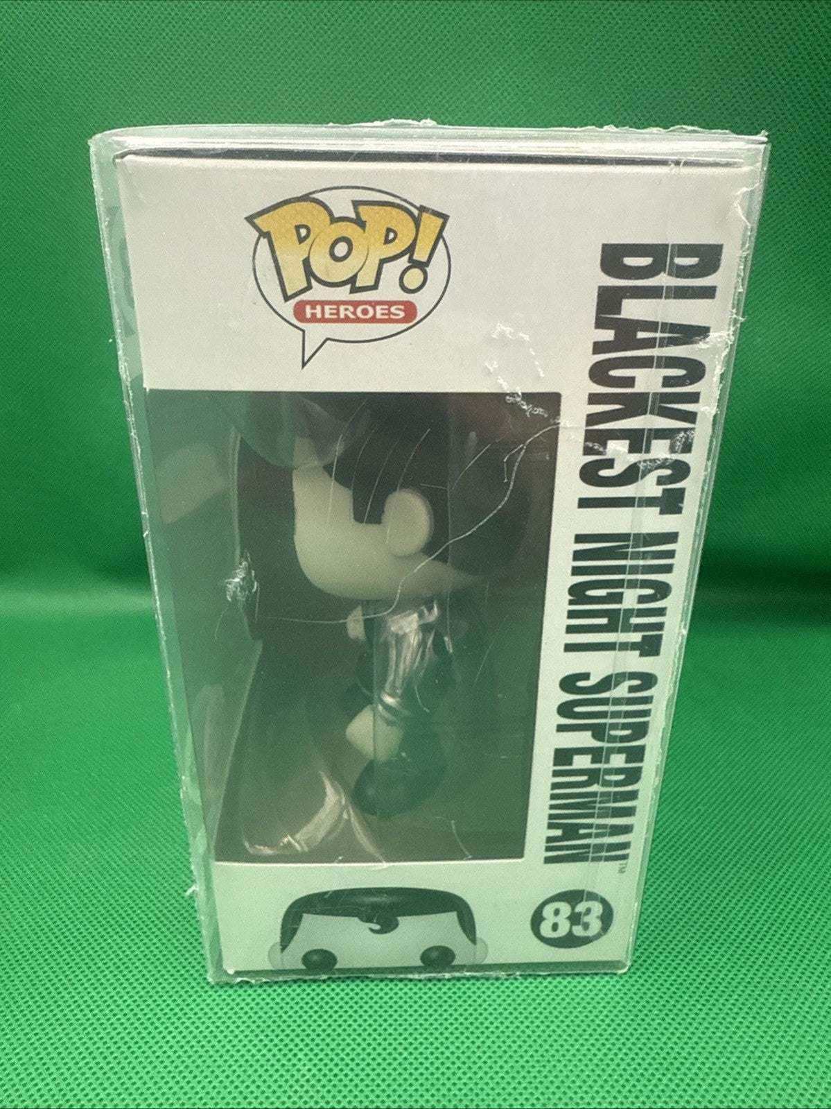 Funko Pop DC Super Heroes Blackest Night Superman 83 Gamestop With Protector - toyscardscomics