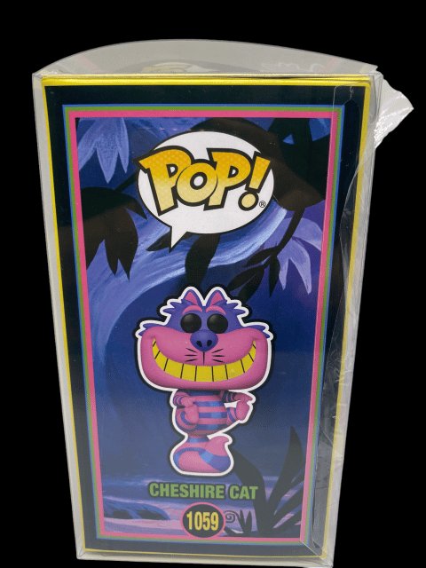 Funko PoP! Exclusive - #1059 Disney Alice in Wonderland "Cheshire Cat" with Pop Protector - toyscardscomics