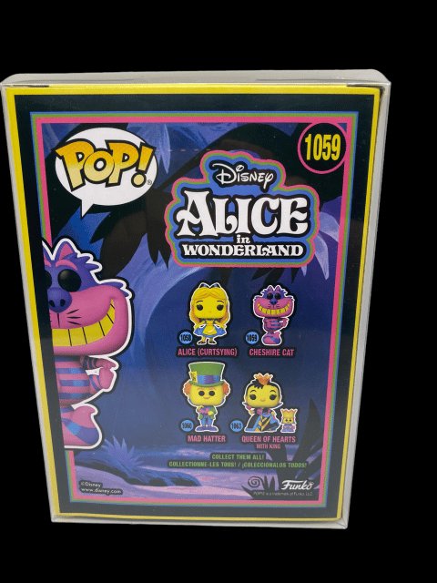 Funko PoP! Exclusive - #1059 Disney Alice in Wonderland "Cheshire Cat" with Pop Protector - toyscardscomics