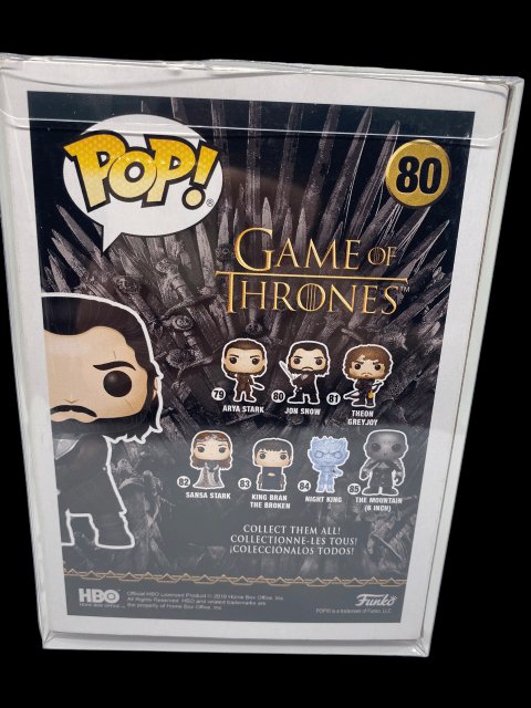 Funko PoP! Game of Thrones "Jon Snow" 80 with Pop Protector - toyscardscomics