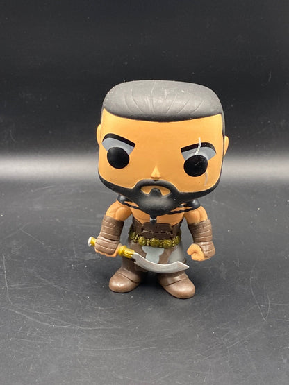 Funko Pop! Game of Thrones - Khal Drogo #04 - Loose Vinyl Figure 2012 NO Box - toyscardscomics