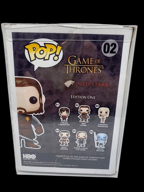 Funko PoP! Game of Thrones "Ned Stark" 02 with Pop Protector - toyscardscomics