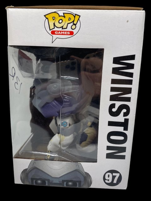 Funko PoP! Games Overwatch #97 "Winston" with Pop Protector - toyscardscomics