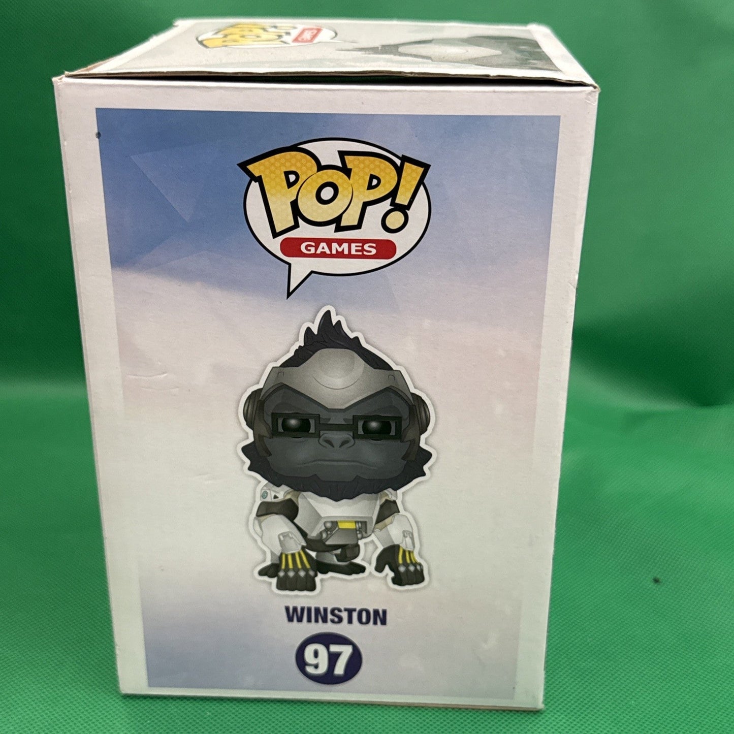 Funko POP! Games Overwatch Winston 97 Vinyl Figure DAMAGED BOX SEE PICS - toyscardscomics