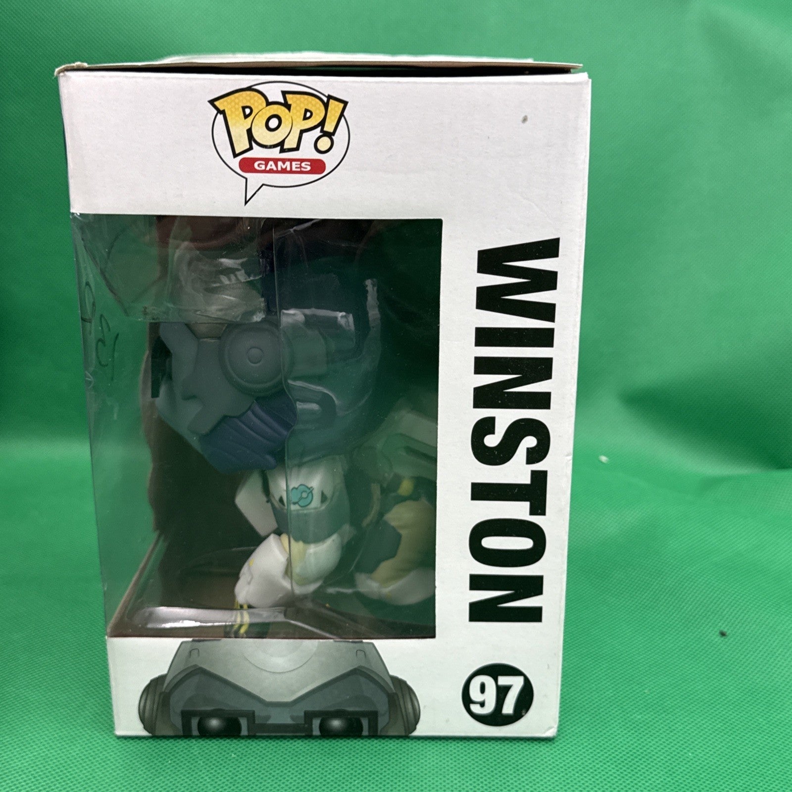 Funko POP! Games Overwatch Winston 97 Vinyl Figure DAMAGED BOX SEE PICS - toyscardscomics