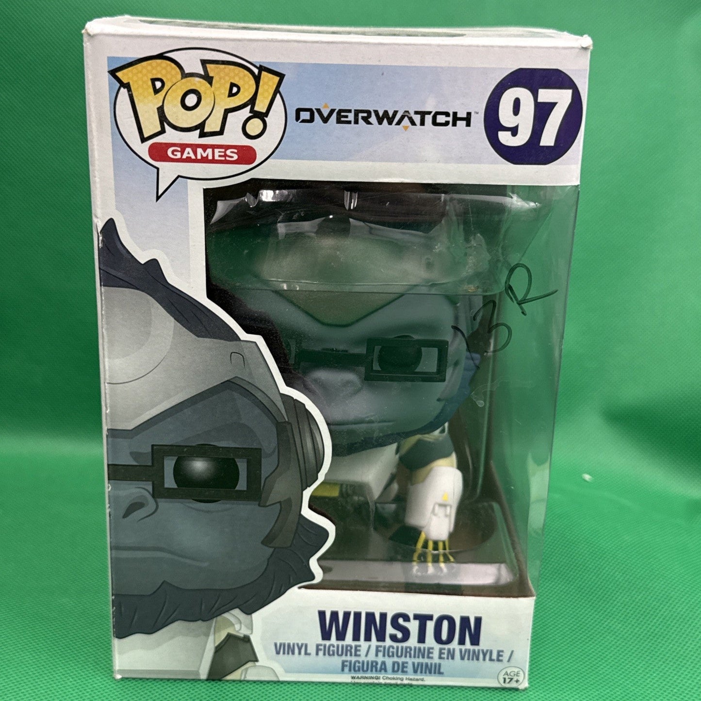 Funko POP! Games Overwatch Winston 97 Vinyl Figure DAMAGED BOX SEE PICS - toyscardscomics