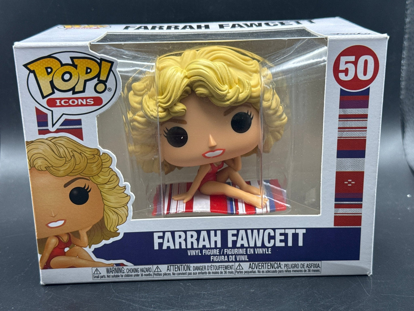 Funko Pop! Icons 50 Farrah Fawcett - toyscardscomics