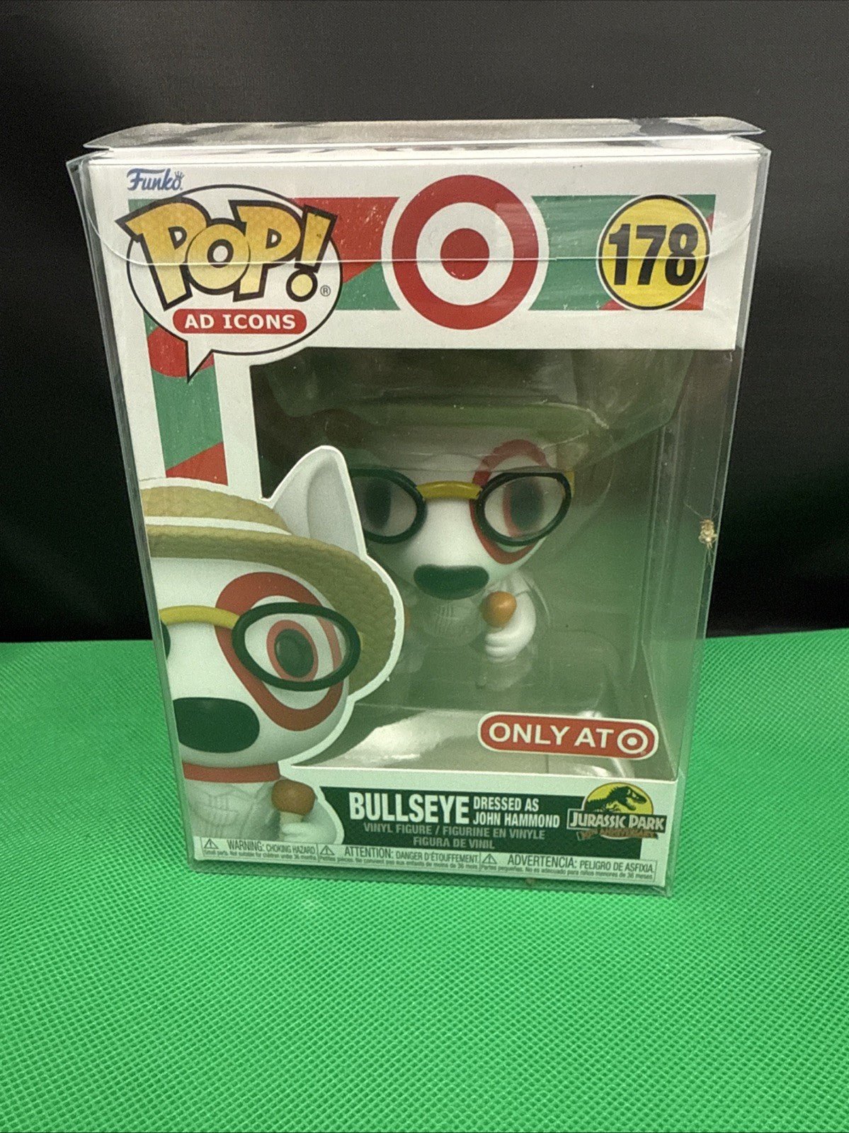 Funko Pop! Jurassic Park Bullseye John Hammond Target Exclusive - toyscardscomics