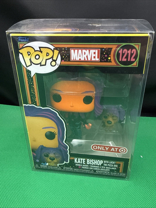 funko pop kate bishop 1212 black light - toyscardscomics