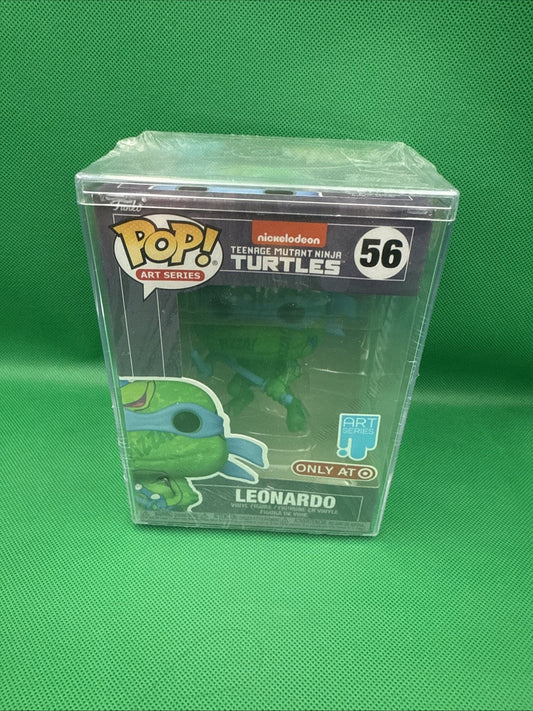 Funko Pop! LEONARDO ART SERIES TMNT Target Exclusive With Hard Case 56 - toyscardscomics