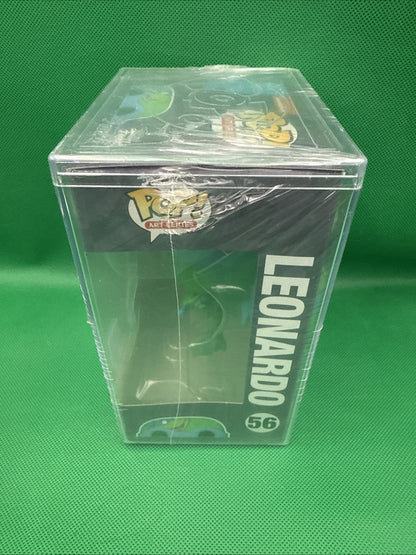 Funko Pop! LEONARDO ART SERIES TMNT Target Exclusive With Hard Case 56 - toyscardscomics
