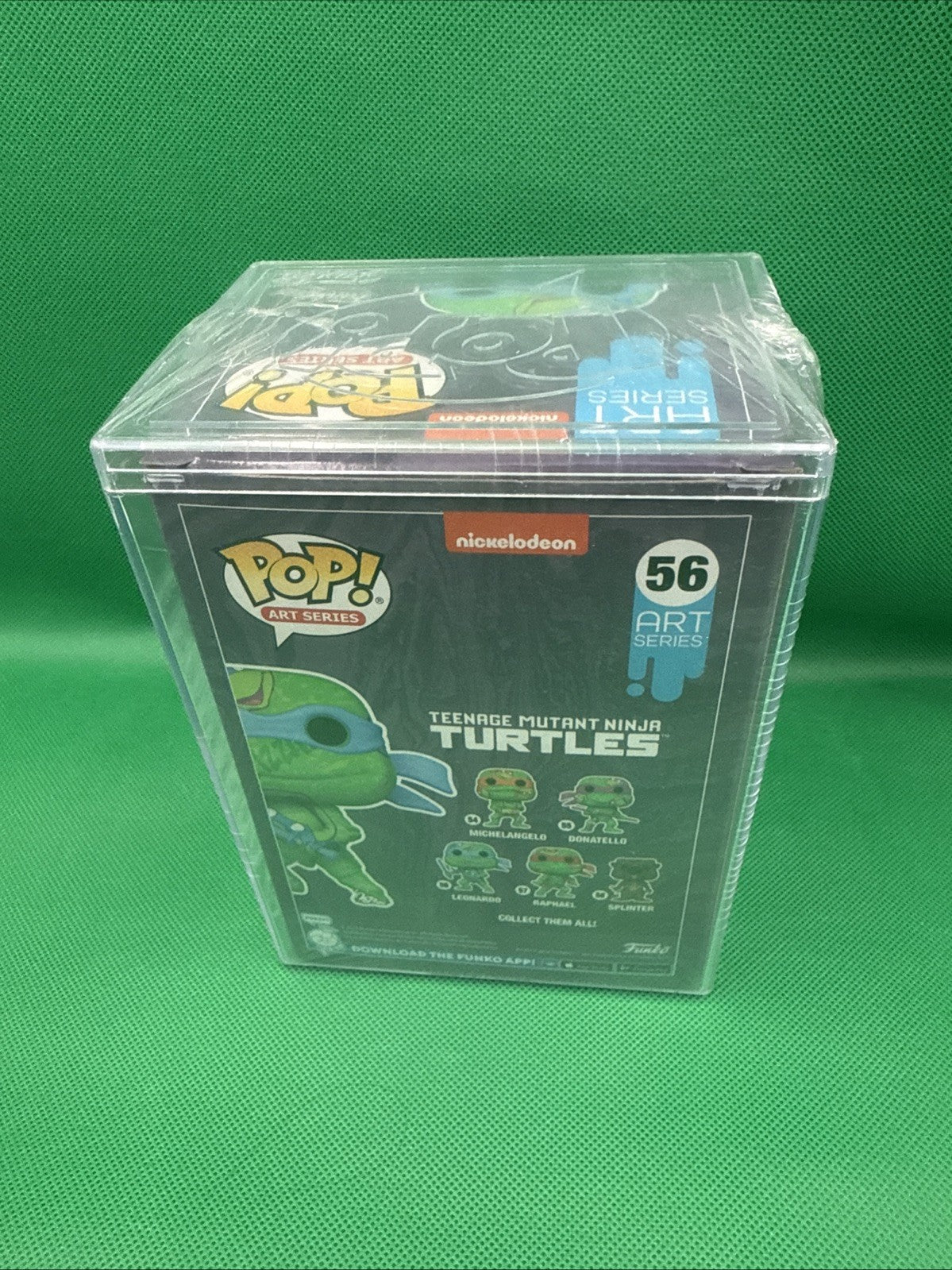 Funko Pop! LEONARDO ART SERIES TMNT Target Exclusive With Hard Case 56 - toyscardscomics