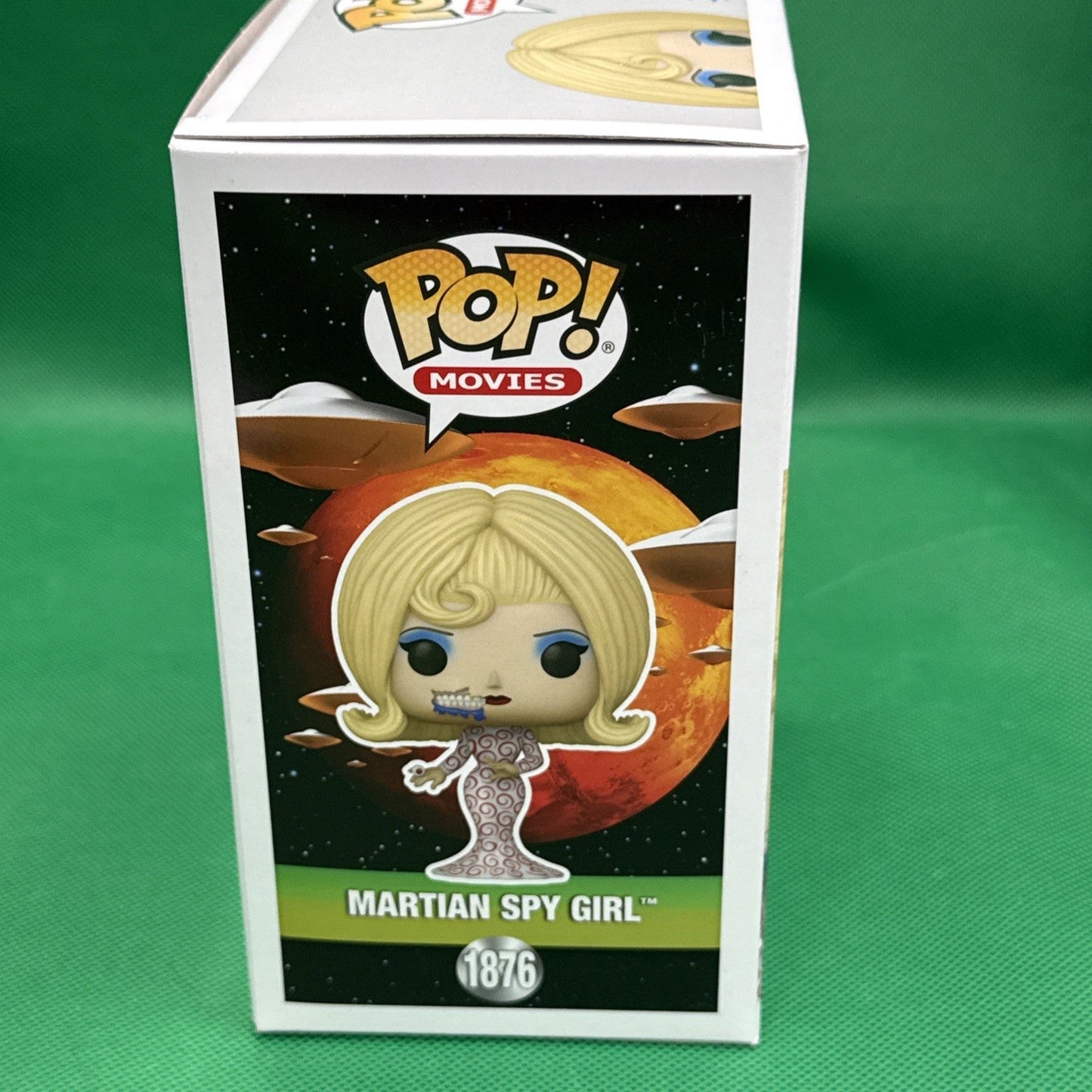 Funko Pop! Martian Spy Girl 1876 Mars Attack! Classic Tim Burton Sci - Fi Movie - toyscardscomics