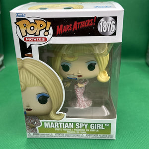 Funko Pop! Martian Spy Girl 1876 Mars Attack! Classic Tim Burton Sci-Fi Movie