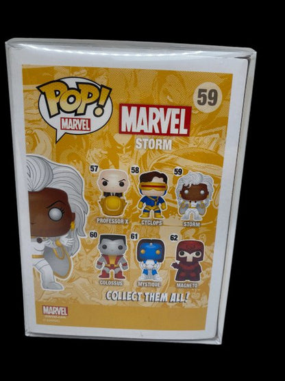 Funko PoP! Marvel #59 "Storm" Bobble Head with Pop Protector - toyscardscomics