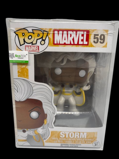 Funko PoP! Marvel #59 "Storm" Bobble Head with Pop Protector - toyscardscomics