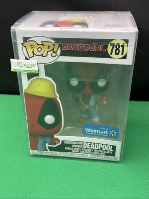 Funko Pop! Marvel Construction Worker Deadpool #781 WALMART Exclusive