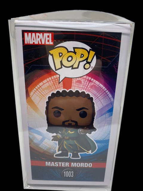 Funko PoP! Marvel Doctor Strange Multiverse of Madness "Master Mordo 1003 with Pop Protector - toyscardscomics