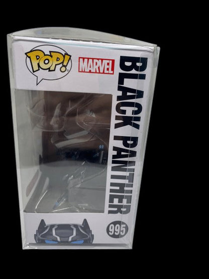 Funko PoP! Marvel Mech Strike Monster Hunter "Black Panther" 995 with Pop Protector - toyscardscomics