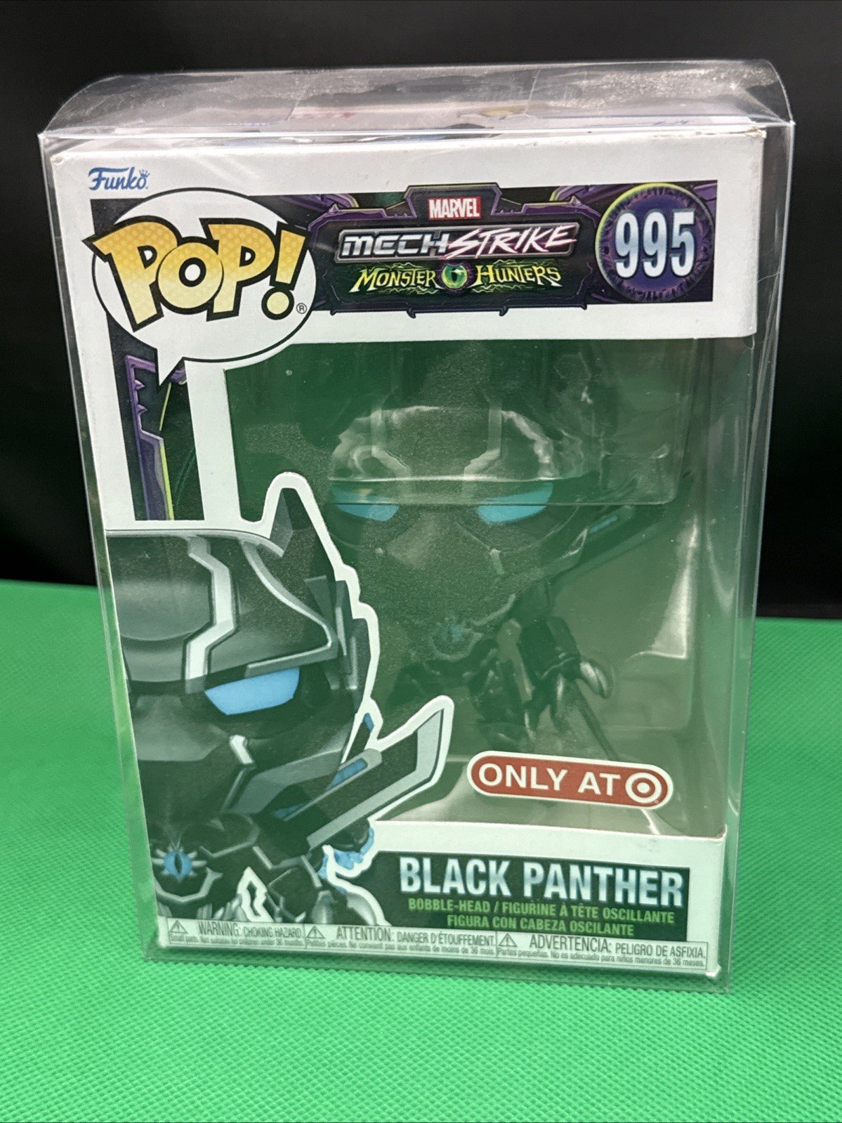 Funko POP! - Mech Strike Monster Hunters - Black Panther (Target Exclusive) - toyscardscomics