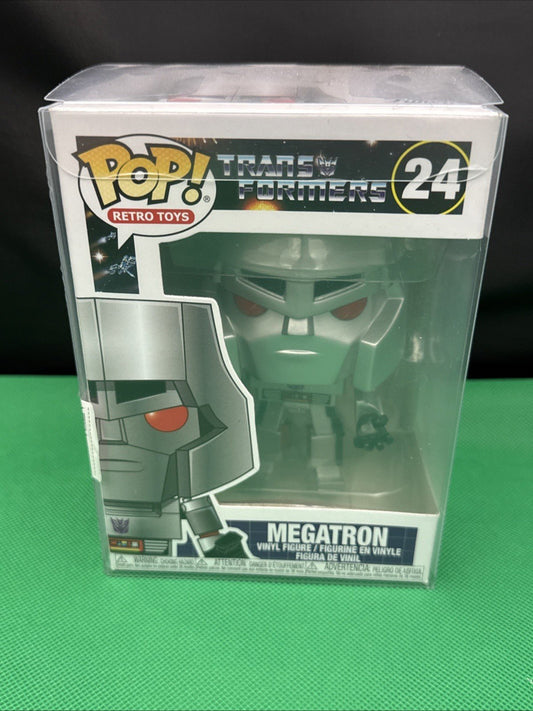 Funko Pop! Megatron 24, The Transformers, TV Retro Toys - toyscardscomics