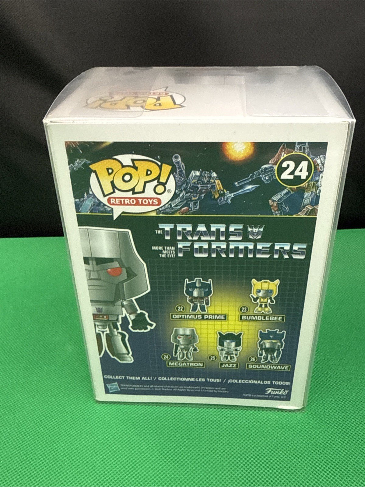 Funko Pop! Megatron 24, The Transformers, TV Retro Toys - toyscardscomics