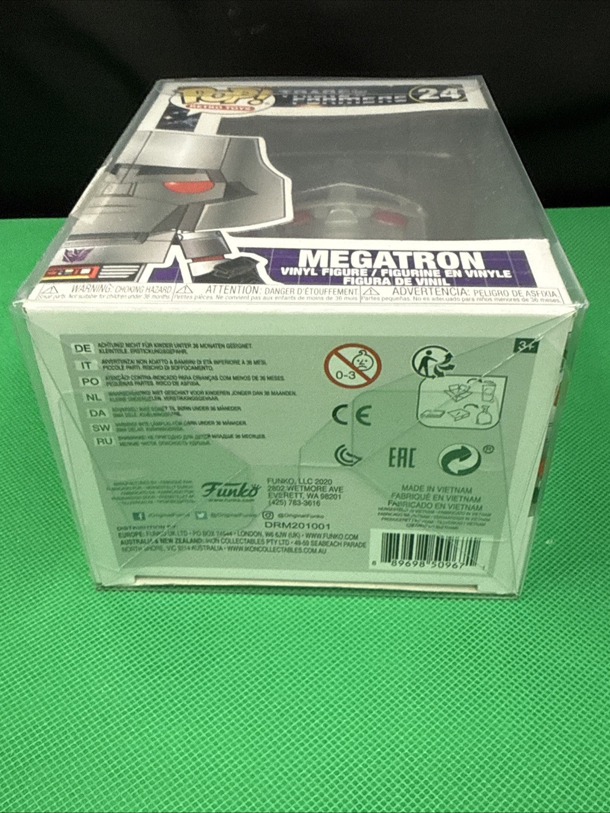 Funko Pop! Megatron 24, The Transformers, TV Retro Toys - toyscardscomics