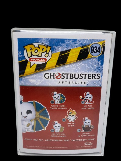 Funko PoP! Movies #934 Ghostbusters Afterlife "Mini Puff" with Pop Protector - toyscardscomics