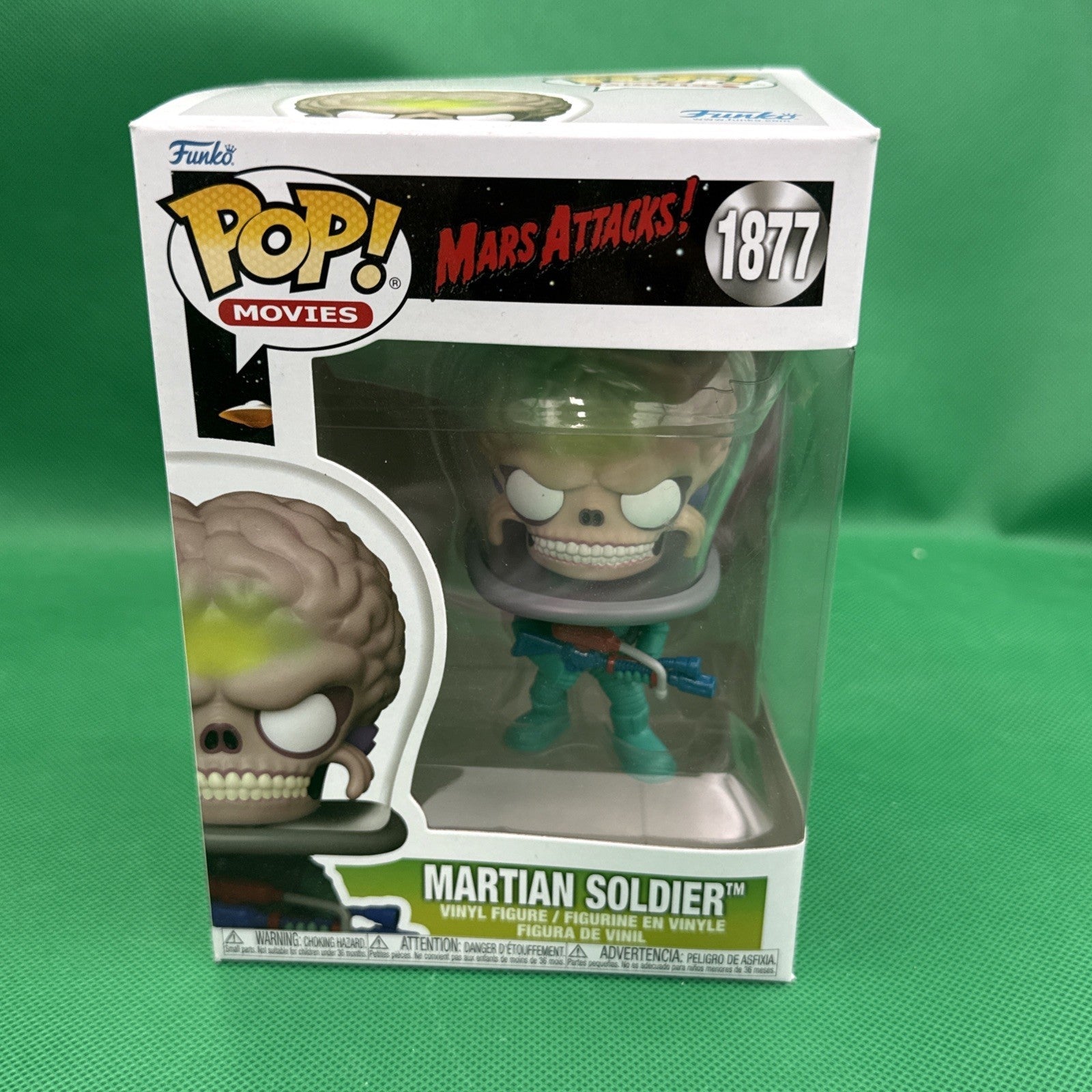 Funko Pop! Movies Mars Attacks Martian Soldier 1877 Specialty Series Vinyl - toyscardscomics