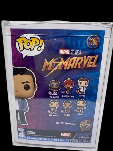 Funko PoP! Ms. Marvel "Kamran" 1108 with Pop Protector - toyscardscomics