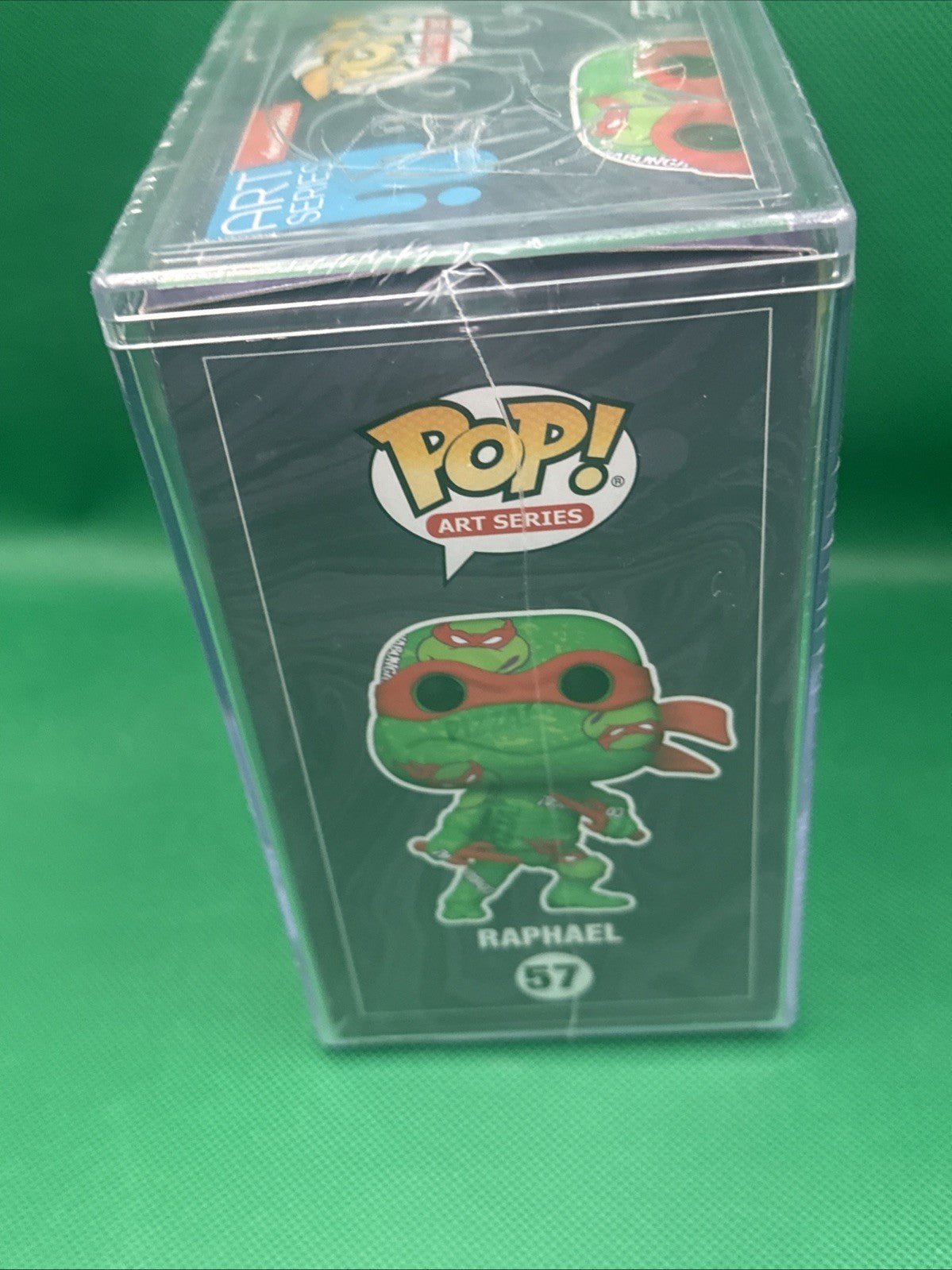 Funko Pop! Raphael Art Series TMNT Vinyl Figure 57 with Protector HARD CASE - toyscardscomics