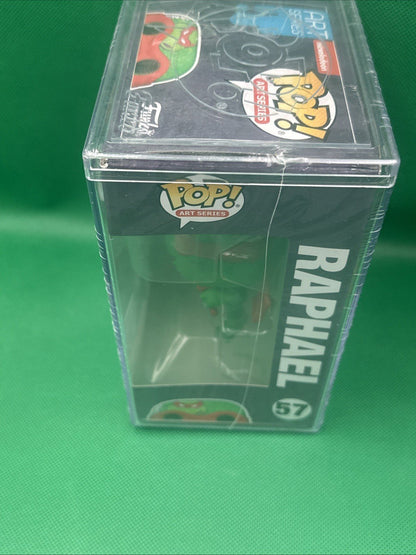 Funko Pop! Raphael Art Series TMNT Vinyl Figure 57 with Protector HARD CASE - toyscardscomics