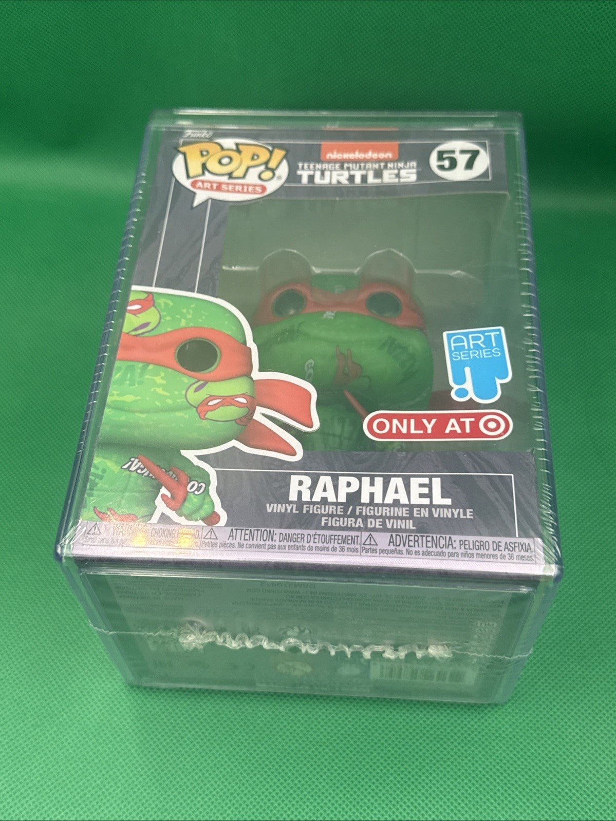 Funko Pop! Raphael Art Series TMNT Vinyl Figure 57 with Protector HARD CASE - toyscardscomics