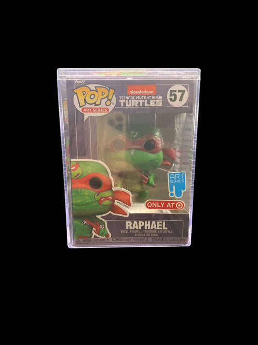 Funko Pop! Raphael Artist Series TMNT Vinyl Figure #57 with Protector Case - NEW - toyscardscomics