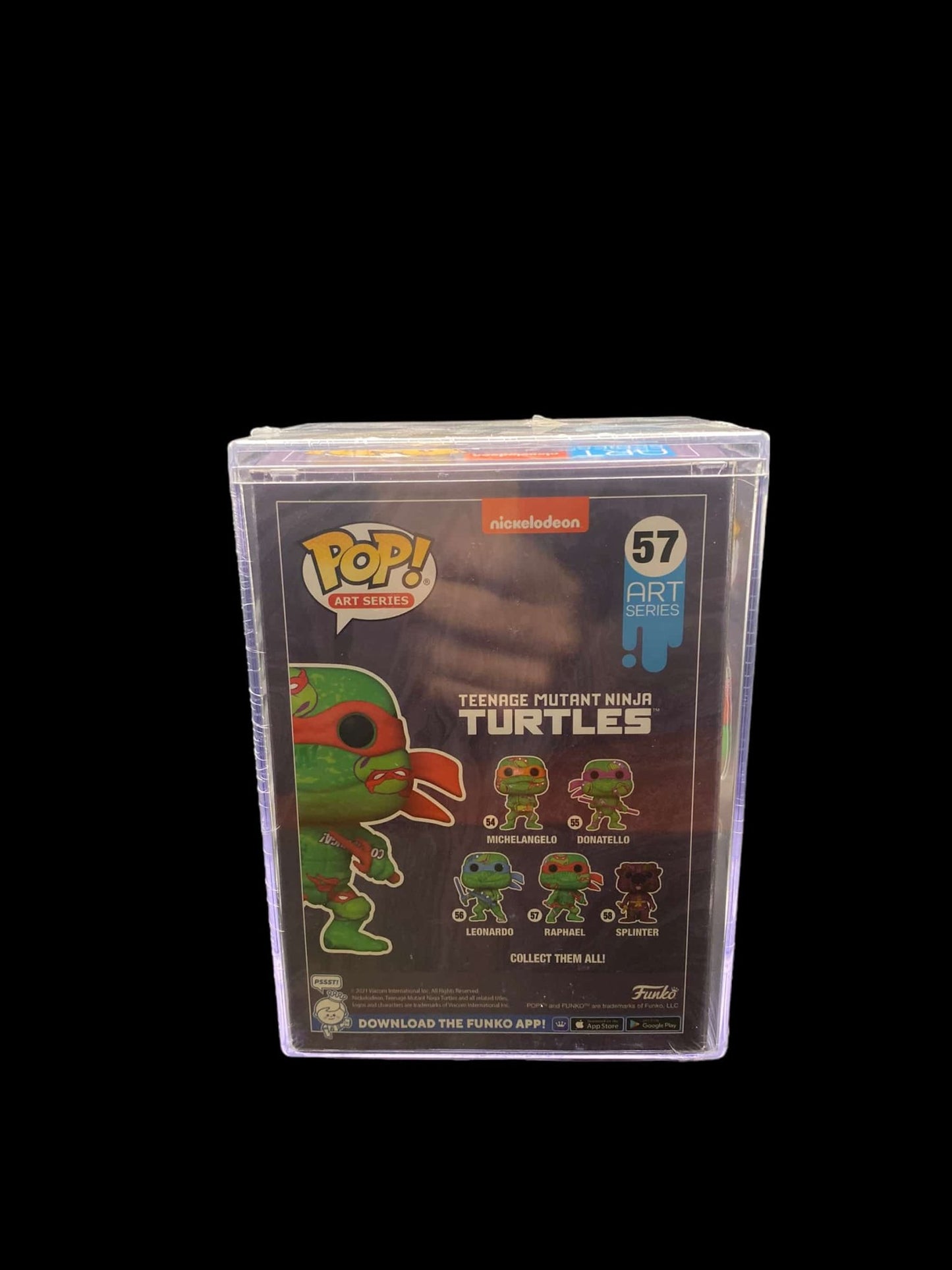 Funko Pop! Raphael Artist Series TMNT Vinyl Figure #57 with Protector Case - NEW - toyscardscomics