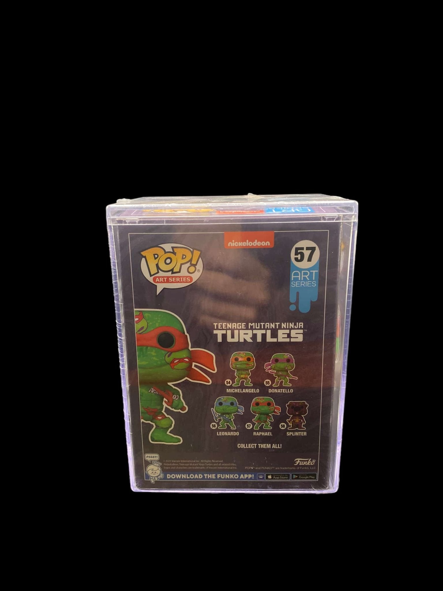 Funko Pop! Raphael Artist Series TMNT Vinyl Figure #57 with Protector Case - NEW - toyscardscomics