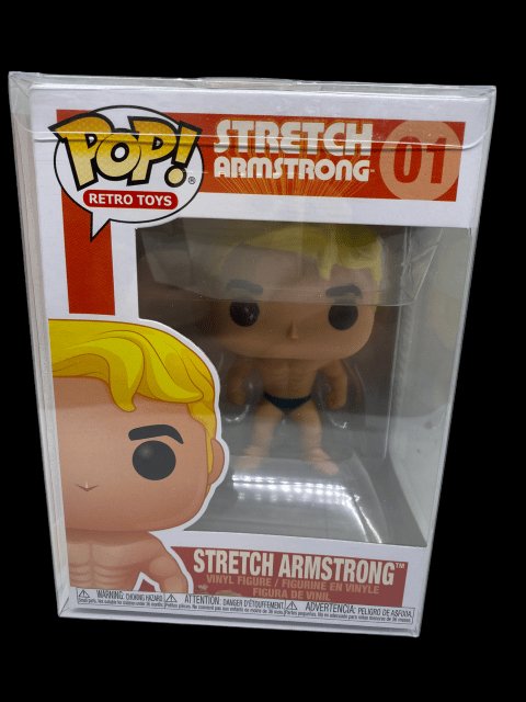 Funko PoP! Retro Toys #01 - "Stretch Armstrong" with Pop Protector - toyscardscomics