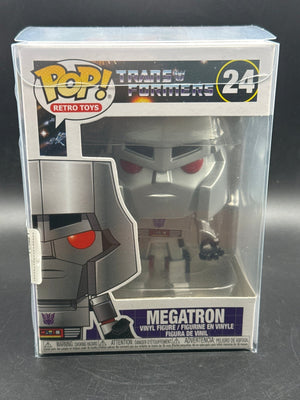 Funko POP! Retro Toys:Transformers MEGATRON Figure #24 w/ Protector