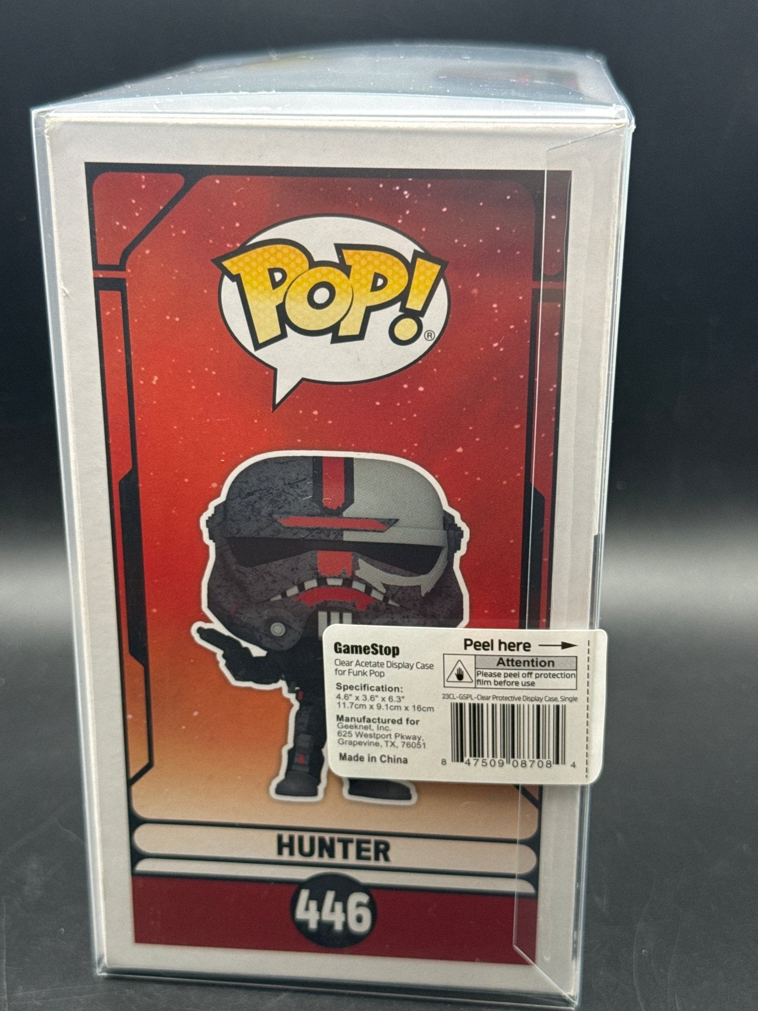 Funko POP! Star Wars: Bad Batch HUNTER Figure #446 w/ Protector - toyscardscomics