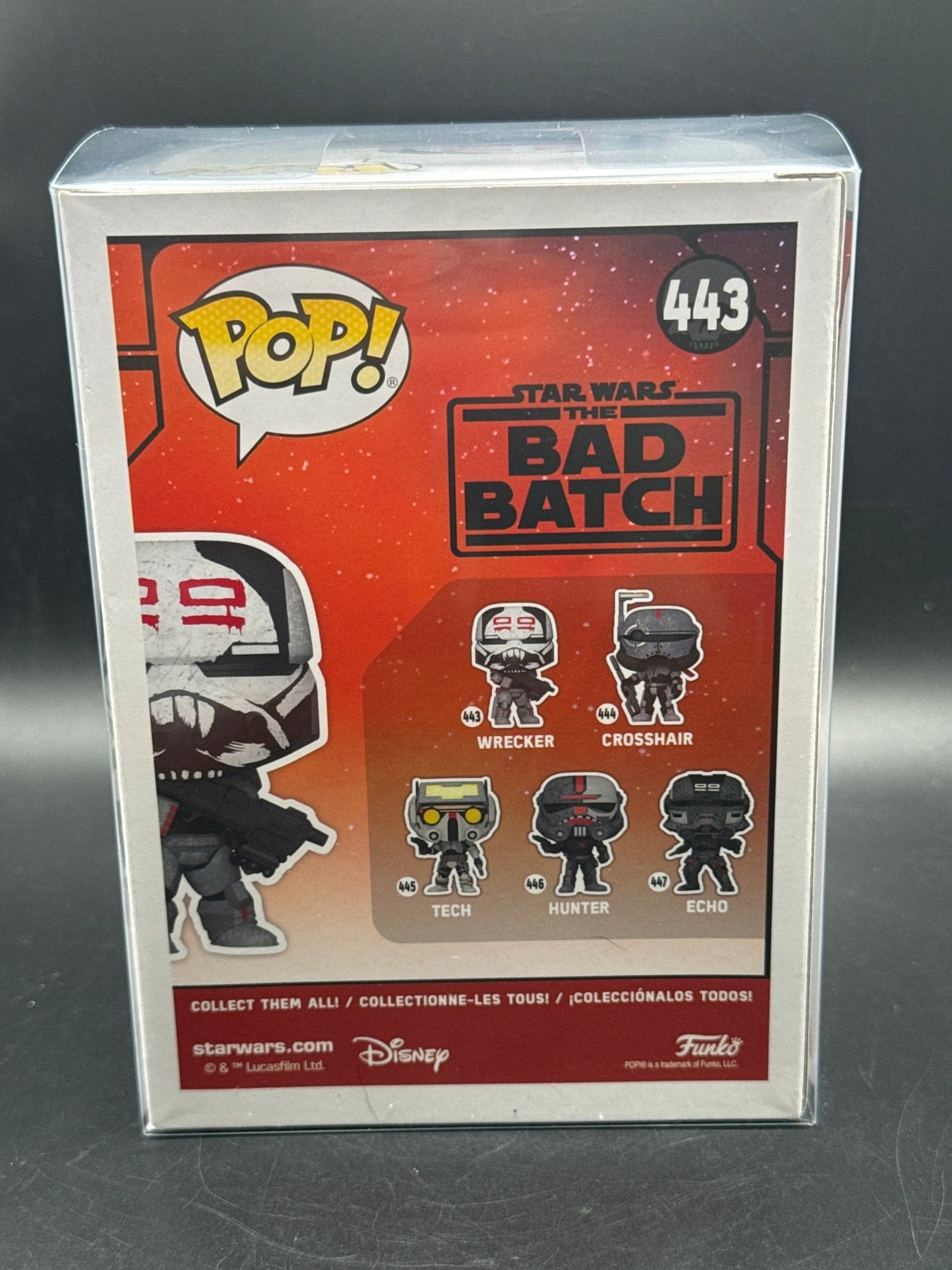 Funko PoP! STAR WARS THE BAD BATCH WRECKER #443 NM/MINT +Protector - toyscardscomics