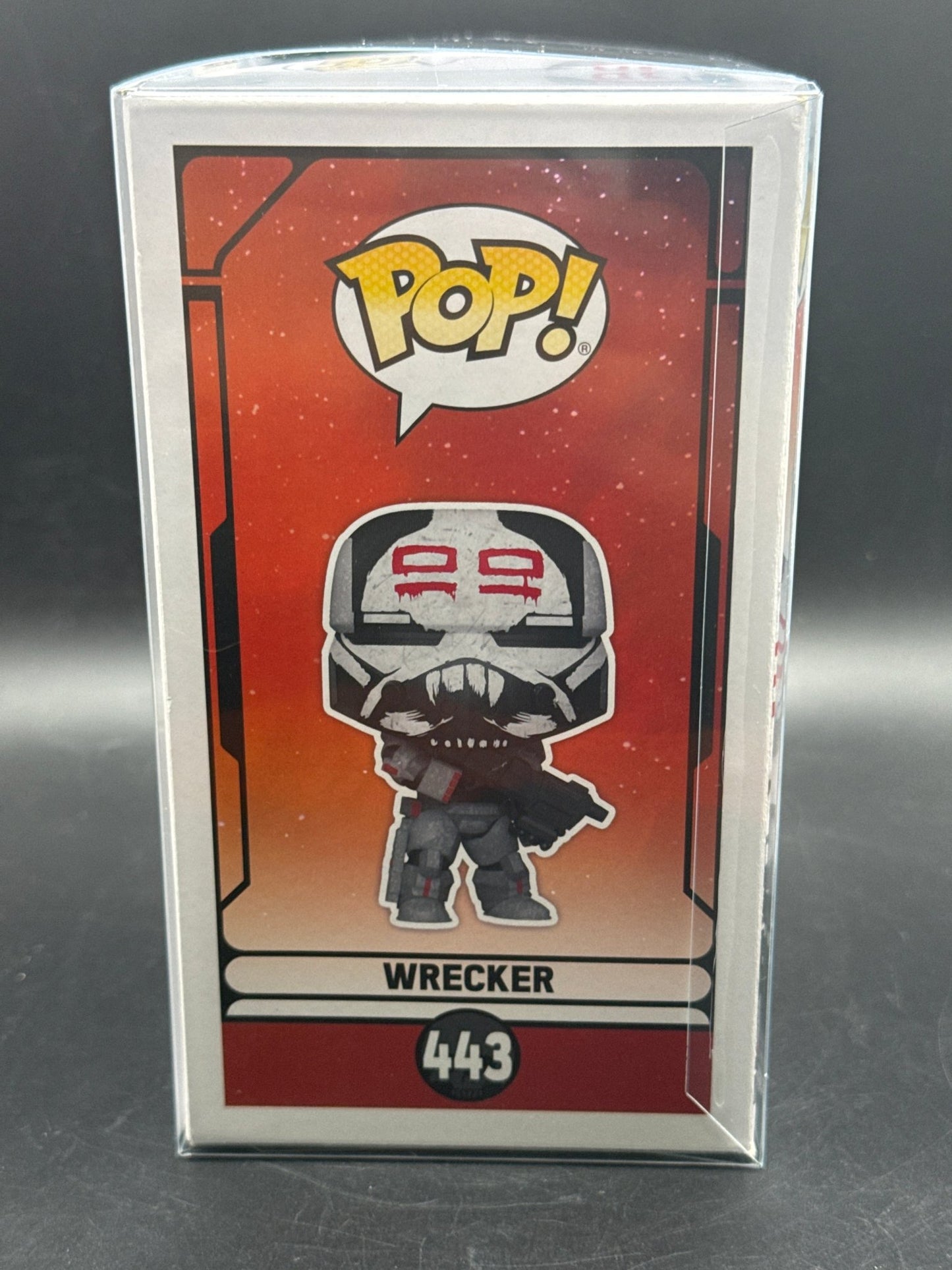 Funko PoP! STAR WARS THE BAD BATCH WRECKER #443 NM/MINT +Protector - toyscardscomics