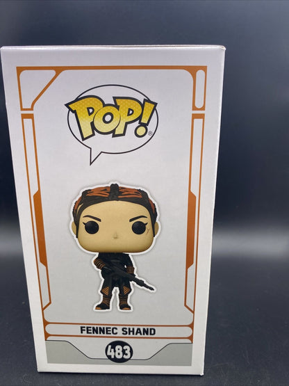 Funko Pop! Star Wars The Mandalorian Fennec Shand #483 Vinyl Figure New - toyscardscomics