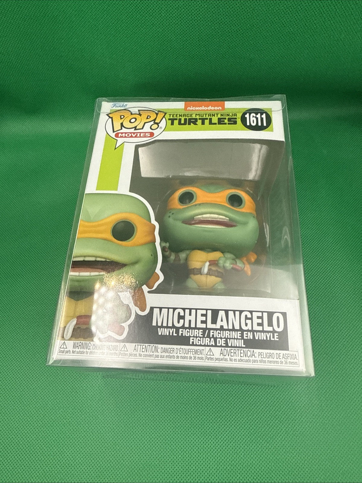 Funko Pop! Teenage Mutant Ninja Turtles Michelangelo 1611 w/Protector - toyscardscomics