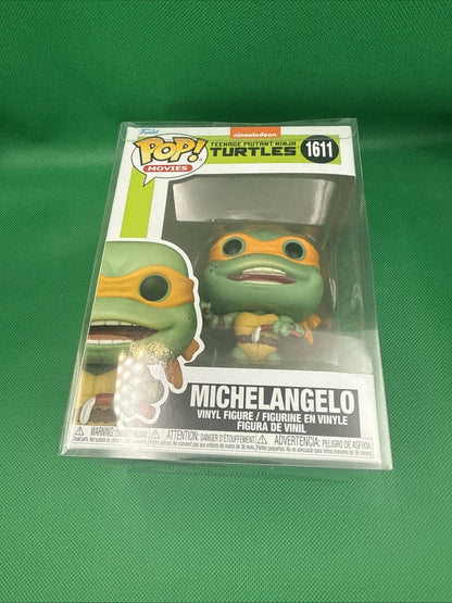 Funko Pop! Teenage Mutant Ninja Turtles Michelangelo 1611 w/Protector - toyscardscomics