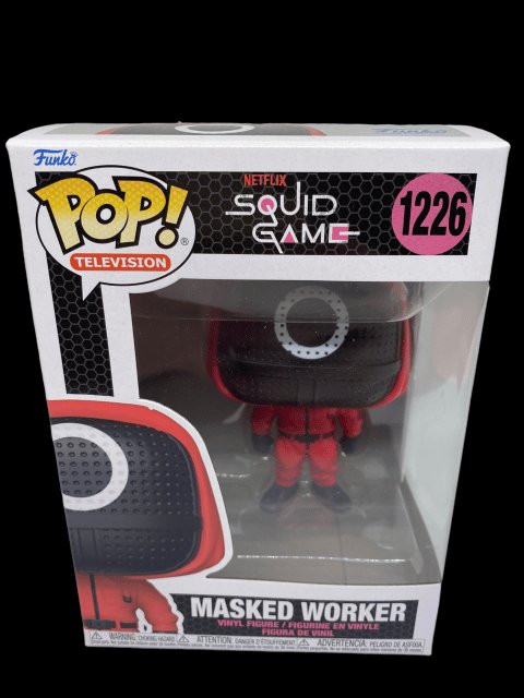 Funko PoP! Television #1226 Squid Game Masked Worker - with Pop Protector - toyscardscomics