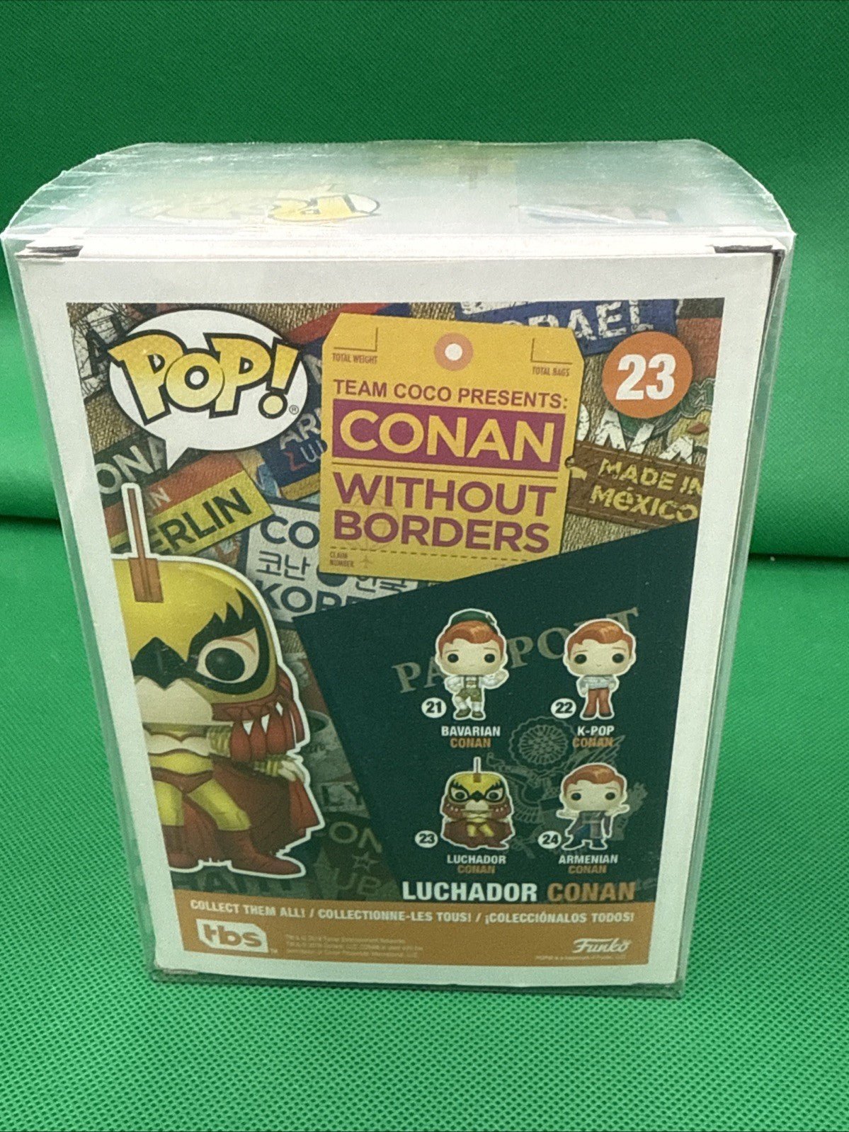 Funko Pop! Vinyl: Conan O'Brien (Luchador) GameStop Exclusive 23 W/Protector - toyscardscomics