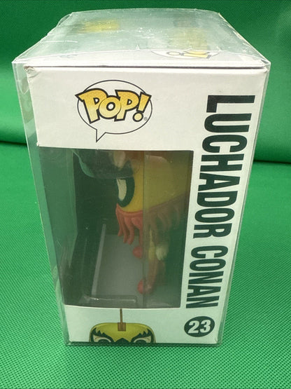 Funko Pop! Vinyl: Conan O'Brien (Luchador) GameStop Exclusive 23 W/Protector - toyscardscomics