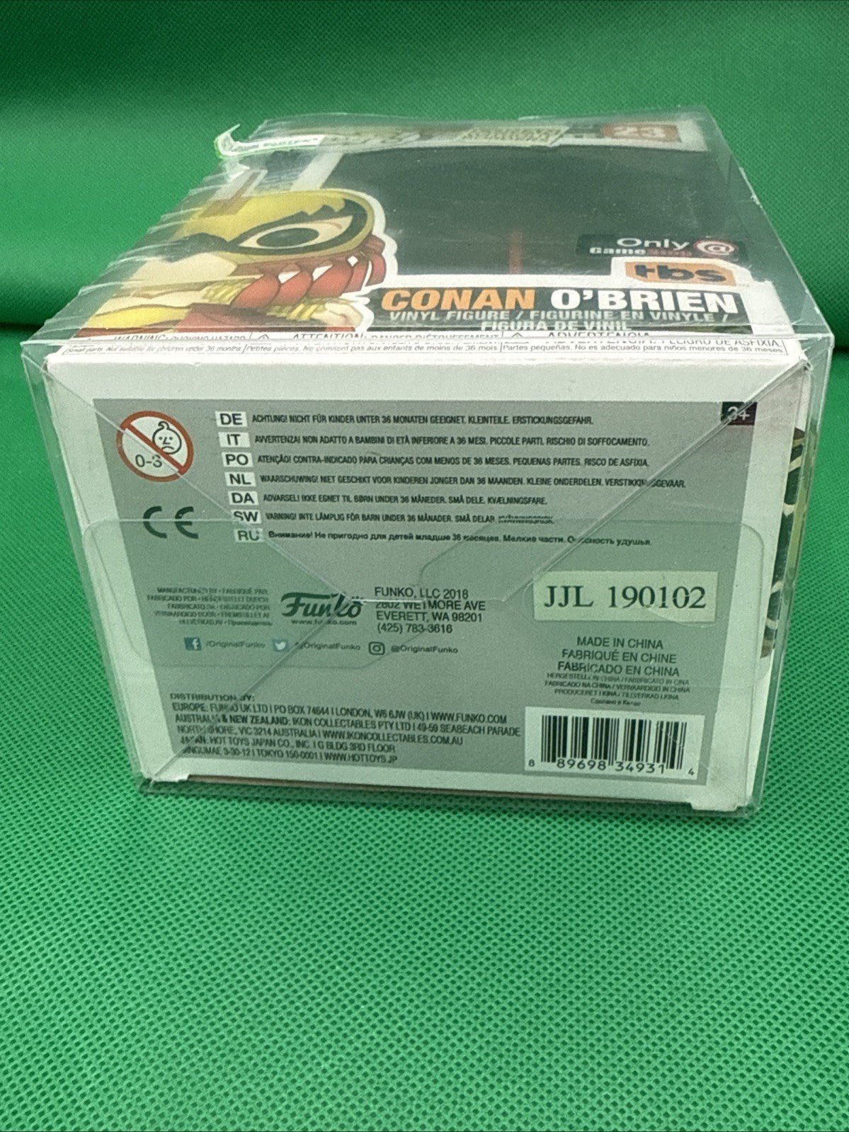 Funko Pop! Vinyl: Conan O'Brien (Luchador) GameStop Exclusive 23 W/Protector - toyscardscomics