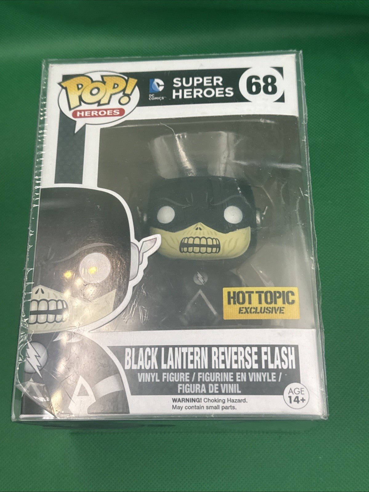 Funko Pop! Vinyl: DC Comics - Reverse Flash (Black Lantern) - Hot Topic Sealed - toyscardscomics